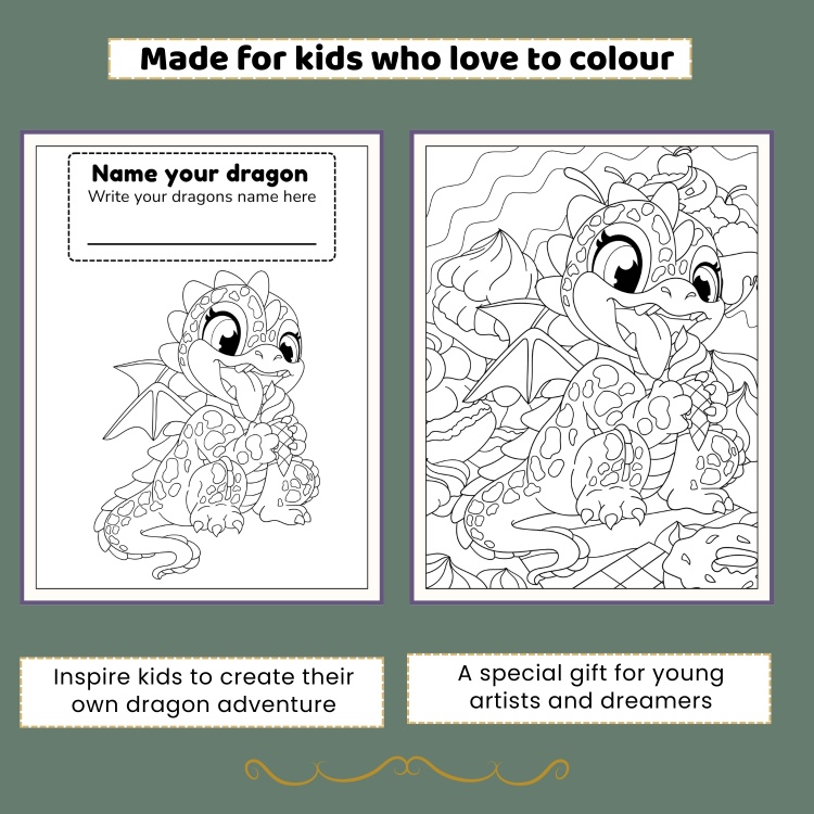 My Dragon Adventure Colouring Book