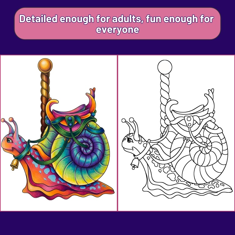 Carousel Animal Colouring Pages