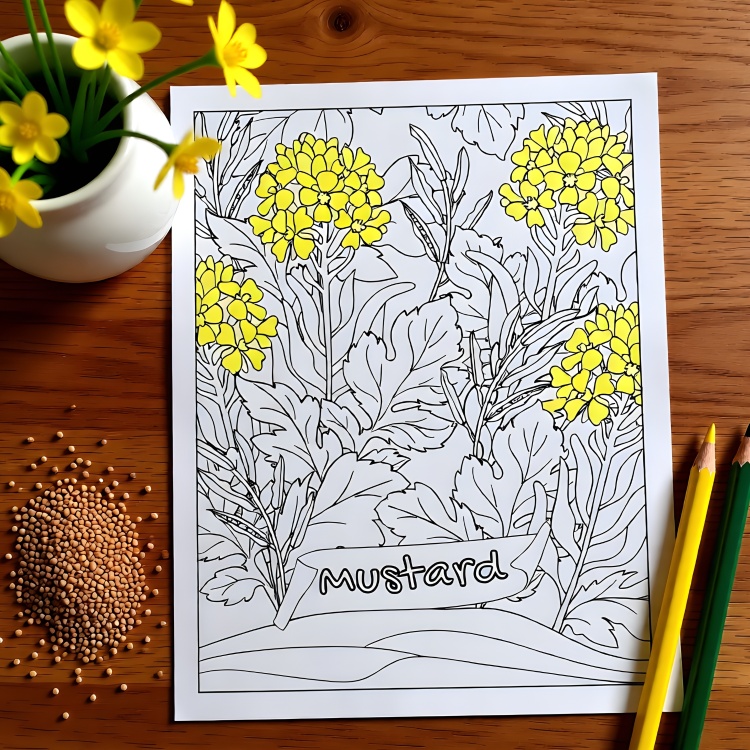 Herbal Garden Colouring Book