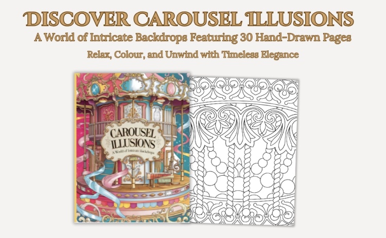 Carousel Illusions: A World of Intricate Backdrops Inspired by Carousel Elegance