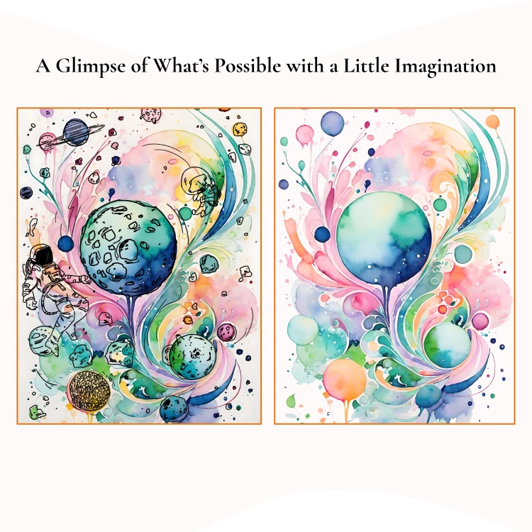 Reverse Colouring Book