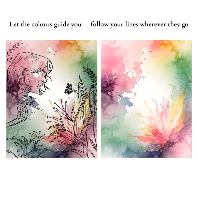 Reverse Colouring Book