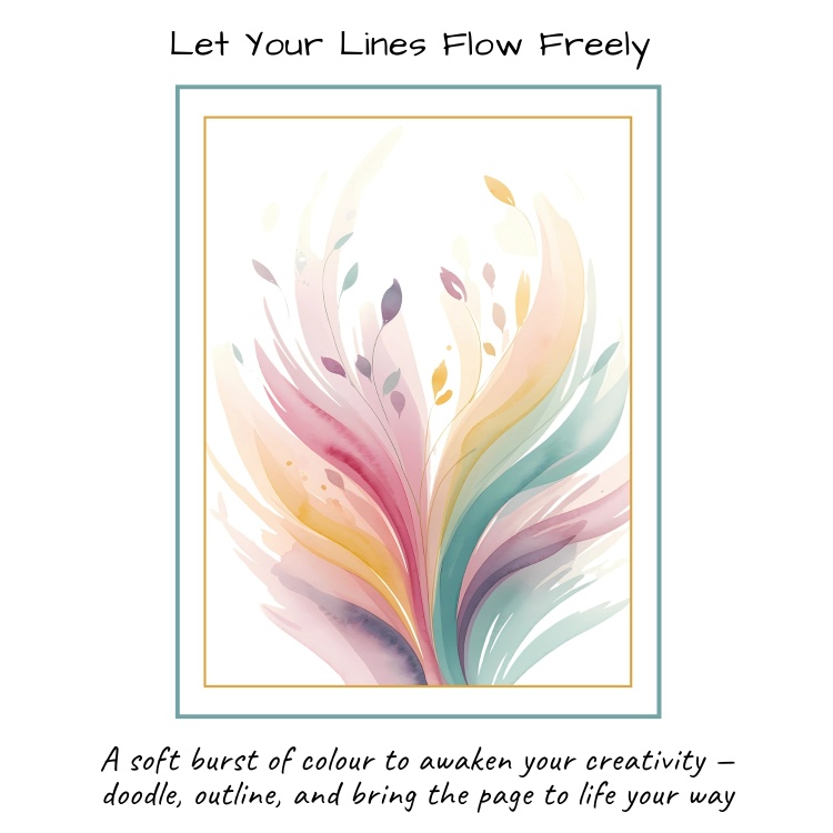 Reverse Flower Colouring Book - Australian Edition