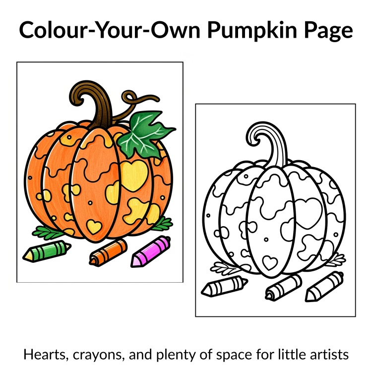 Bold & Easy Halloween Colouring Pages for Kids (ages 3-6)
