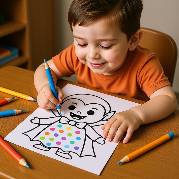 Halloween Dot Marker Activity Book for Kids ages 3-6