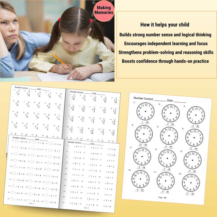 Maths Skills Book Ages 7-9