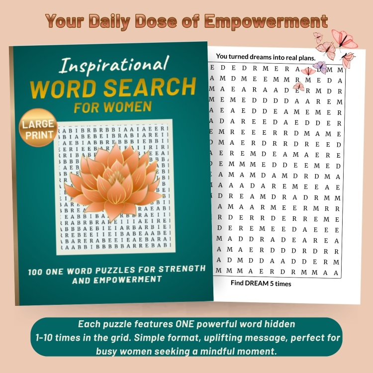Inspirational Word Search For Women