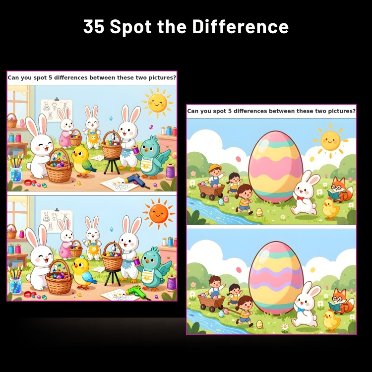 Easter Activity Book For Kids Ages 5-8