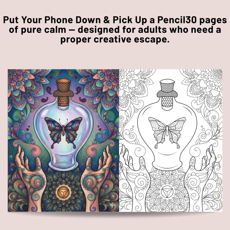 Mystic Mandala Colouring Pages for Adults