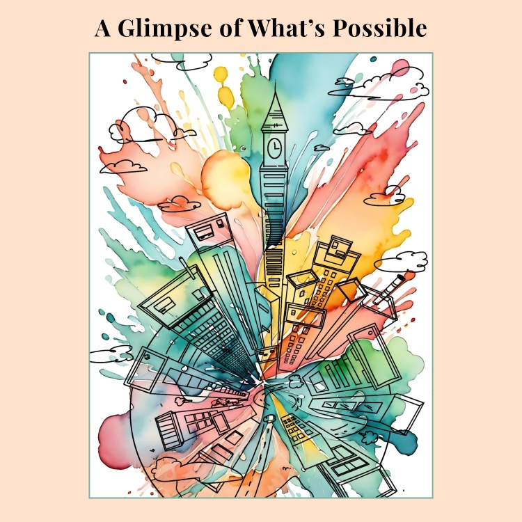 Abstract Reverse Colouring Pages