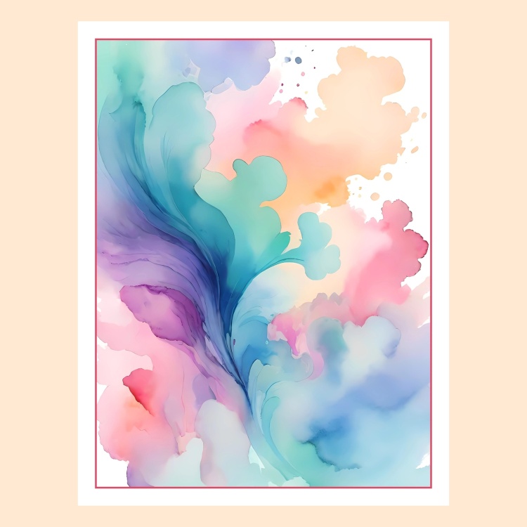 Abstract Reverse Colouring Pages