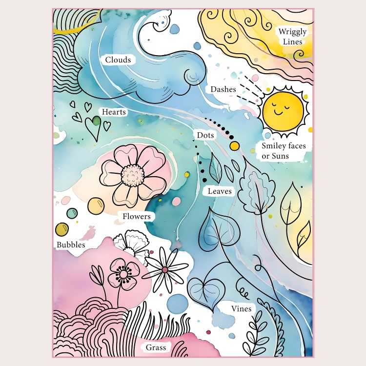 Reverse Abstract Colouring Book - Australian Edition