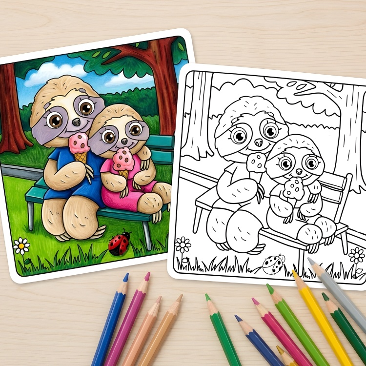Cute Animal Colouring Pages