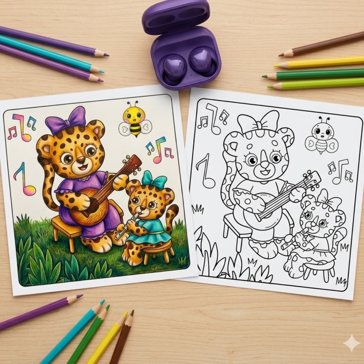 Cute Animal Colouring Pages