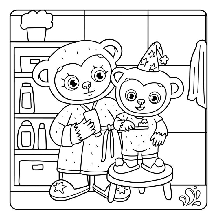 Cute Animal Colouring Pages